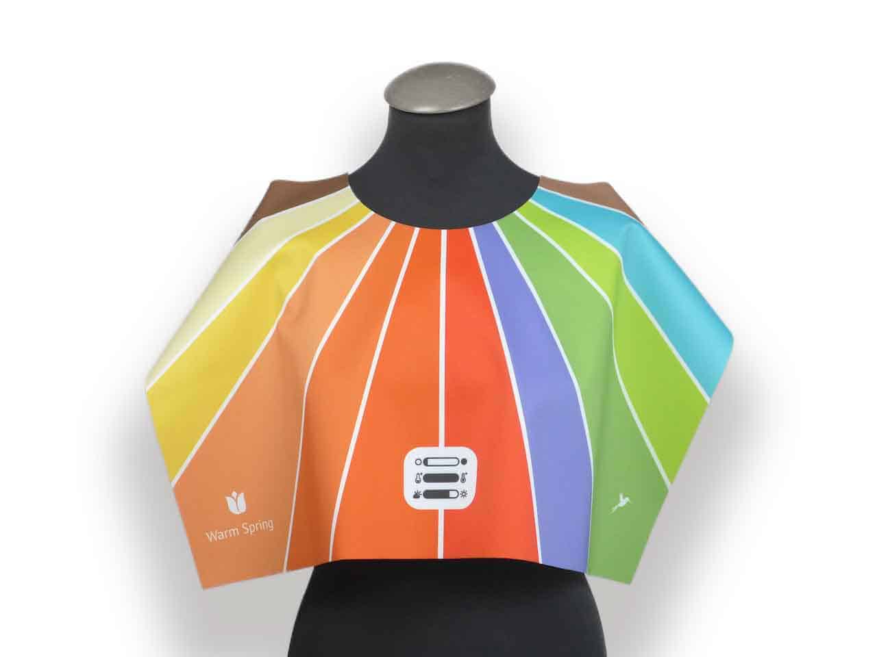 Color Analysis 4-Part Capes Set Harlequin for 4 Seasons