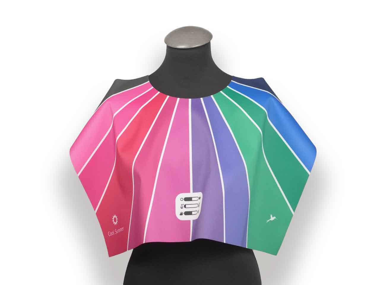 Colour Analysis 8-Part Capes Set Harlequin for 8 Mixed Types