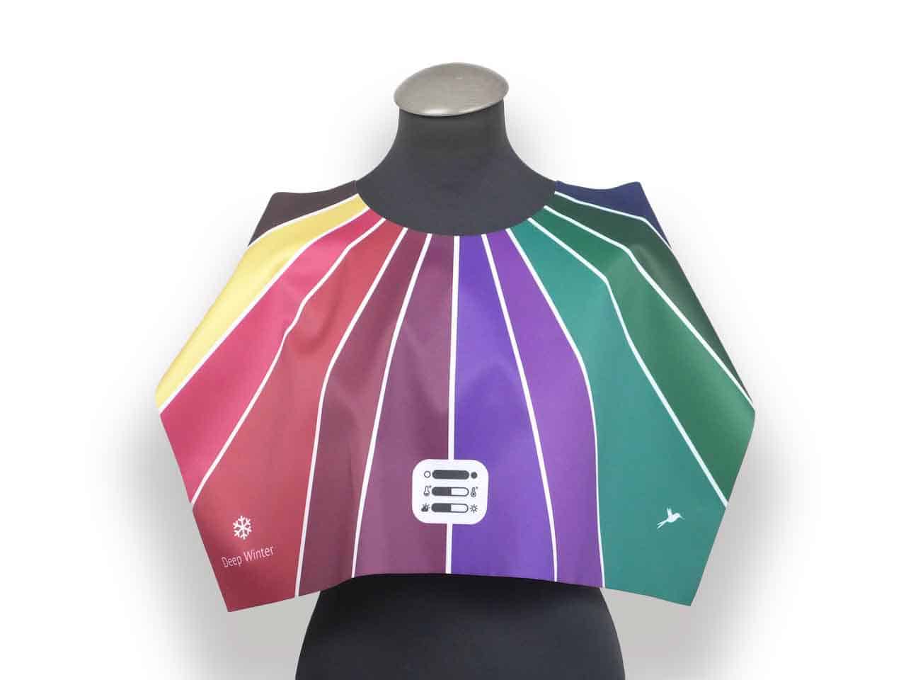 Colour Analysis 8-Part Capes Set Harlequin for 8 Mixed Types