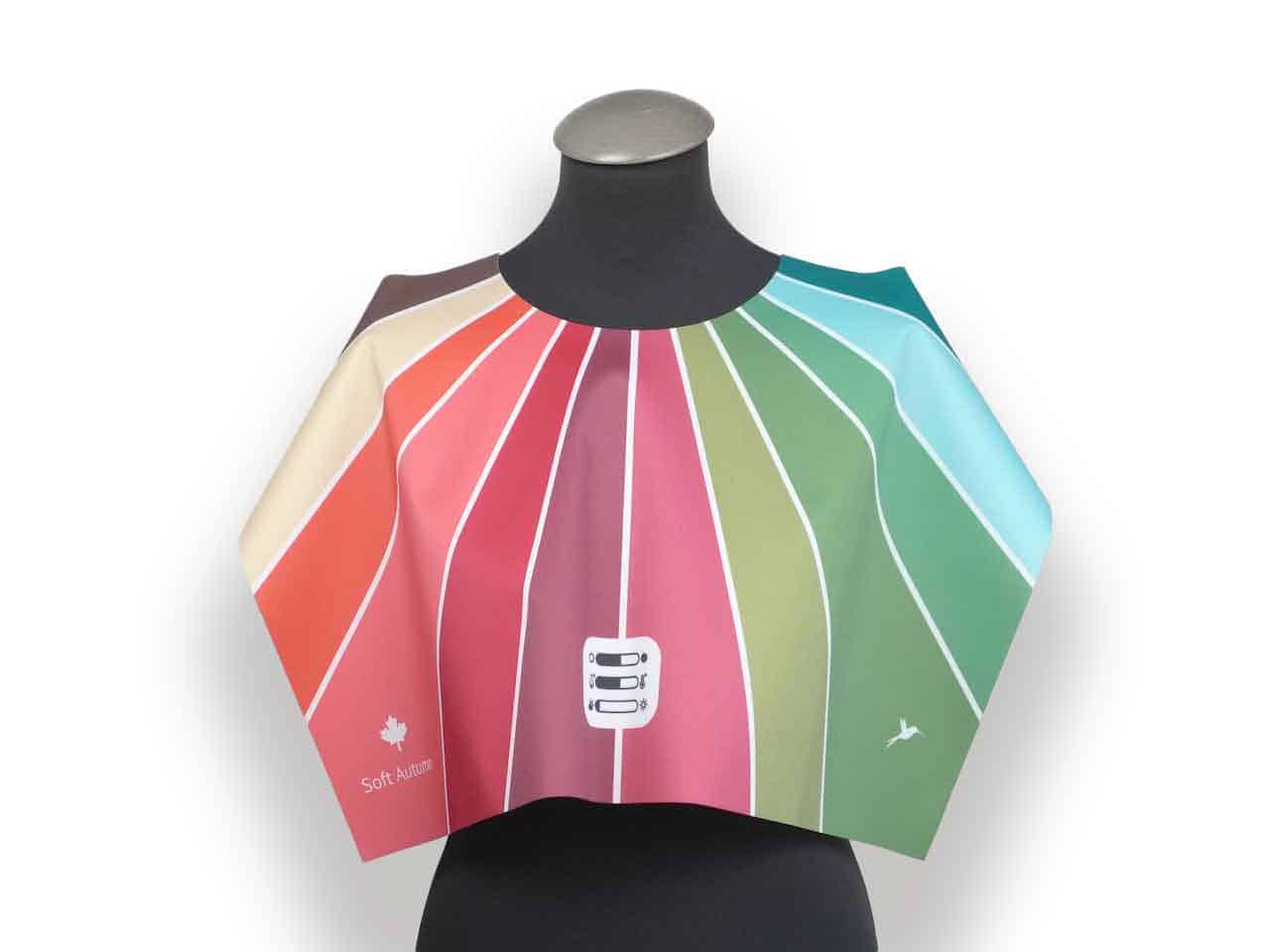 Colour Analysis 8-Part Capes Set Harlequin for 8 Mixed Types