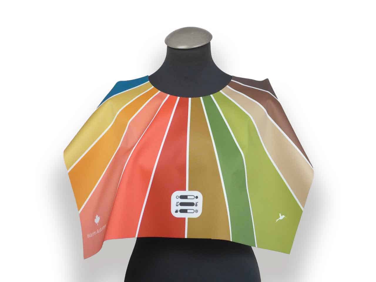Colour Analysis 8-Part Capes Set Harlequin for 8 Mixed Types
