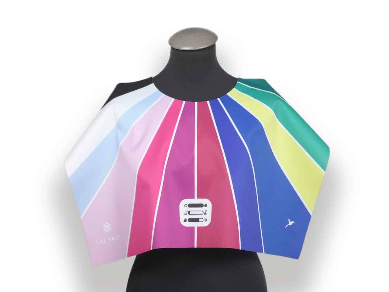 Color Analysis 4-Part Capes Set Harlequin for 4 Seasons – Colour Swatches